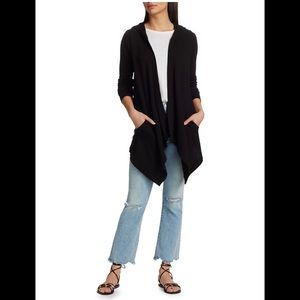 Anthro Splendid Hooded Draped Thermal Cardigan